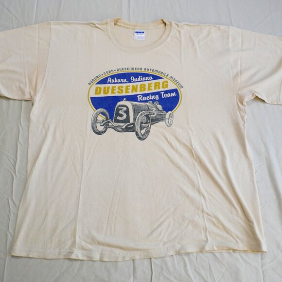 Auburn Cord Duesenberg Automobile Museum, Racing T-Shirt, X-Large - Picture 1 of 4